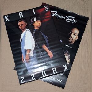 Vintage Hip Hop And R&B Poster Bundle Of Two